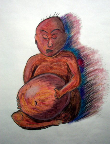 Big Buddha drawing