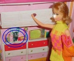 what it would look like in Barbie's home