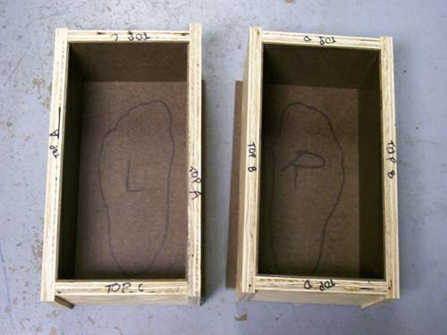 completed mould box