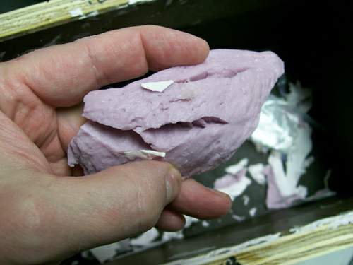 alginate after casting and curing